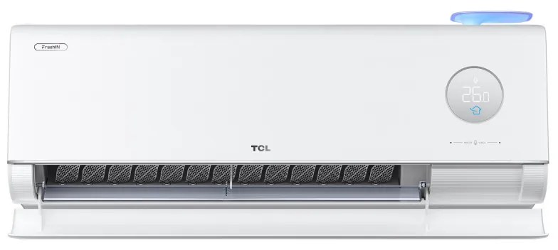 Κλιματιστικό Inverter TCL FreshIN 3.0 TAC-12CHSD/FCI, 12000 BTU, 40 m2, A+++, Wi-Fi, Φωνητικός έλεγχος, Έξυπνες λειτουργίες, Super Turbo Start, iFeel, FreshIN+, ECO, Λευκό