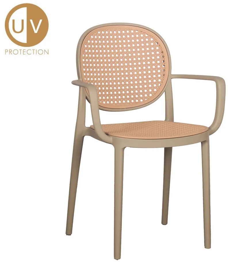 Liberta RATTI/P ΚΑΡΕΚΛΑ LATTE ΦΥΣΙΚΟ 57x51xH84cm 57x51xH84cm 27-0220