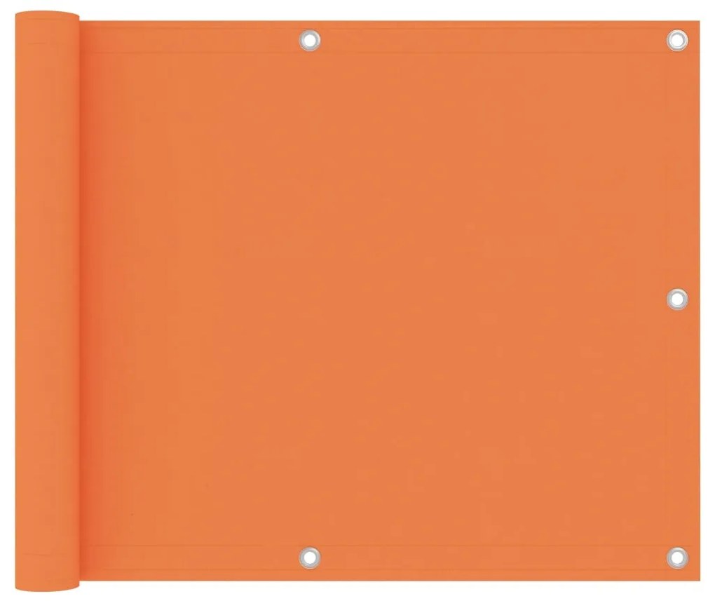 Διαχωριστικό Βεράντας Πορτοκαλί 75 x 600 εκ. Ύφασμα Oxford