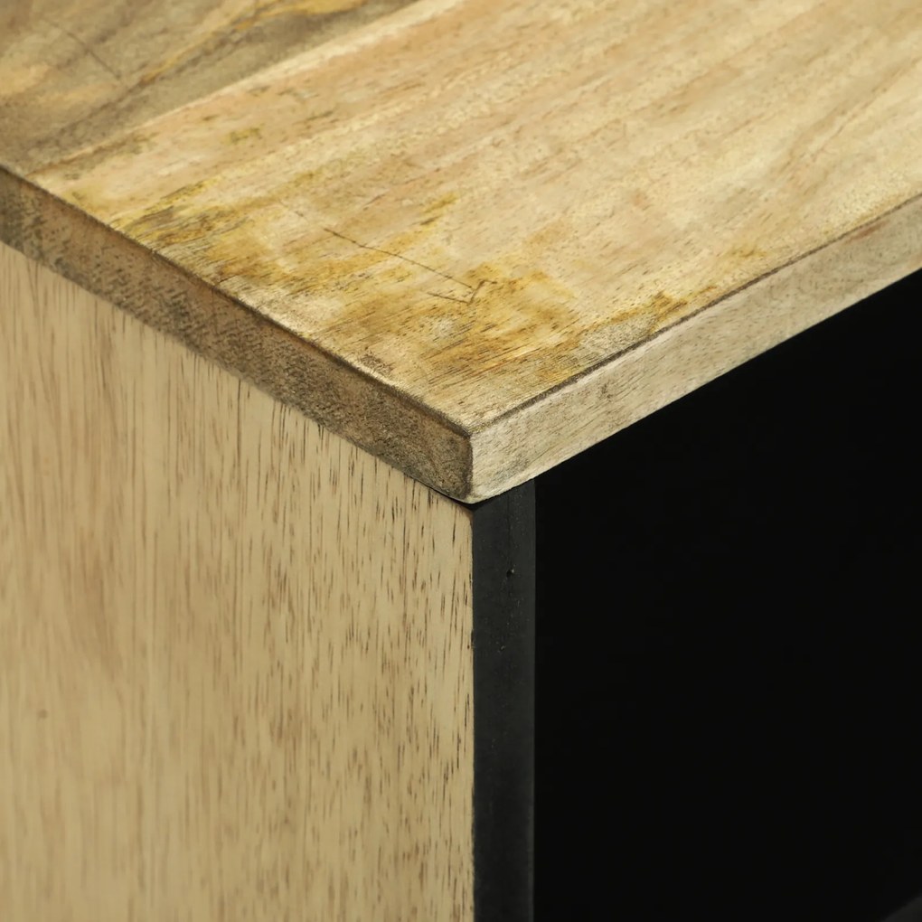 vidaXL Ντουλάπι τηλεόρασης 80x31.5x46 εκ. Στρατηγικά ξύλο μάνγκο και ξύλο προσδιορισμού