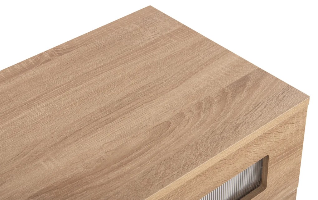 Συρταριέρα Μελαμίνης Thorgan 4 Συρτάρια-Sonama Χρώμα 80x40x83Υεκ
