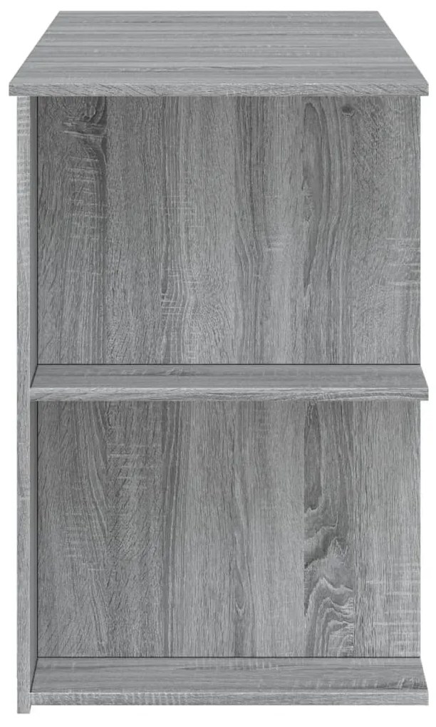vidaXL Γραφείο Γκρι Sonoma 140 x 50 x 75 εκ. από Επεξεργασμένο Ξύλο