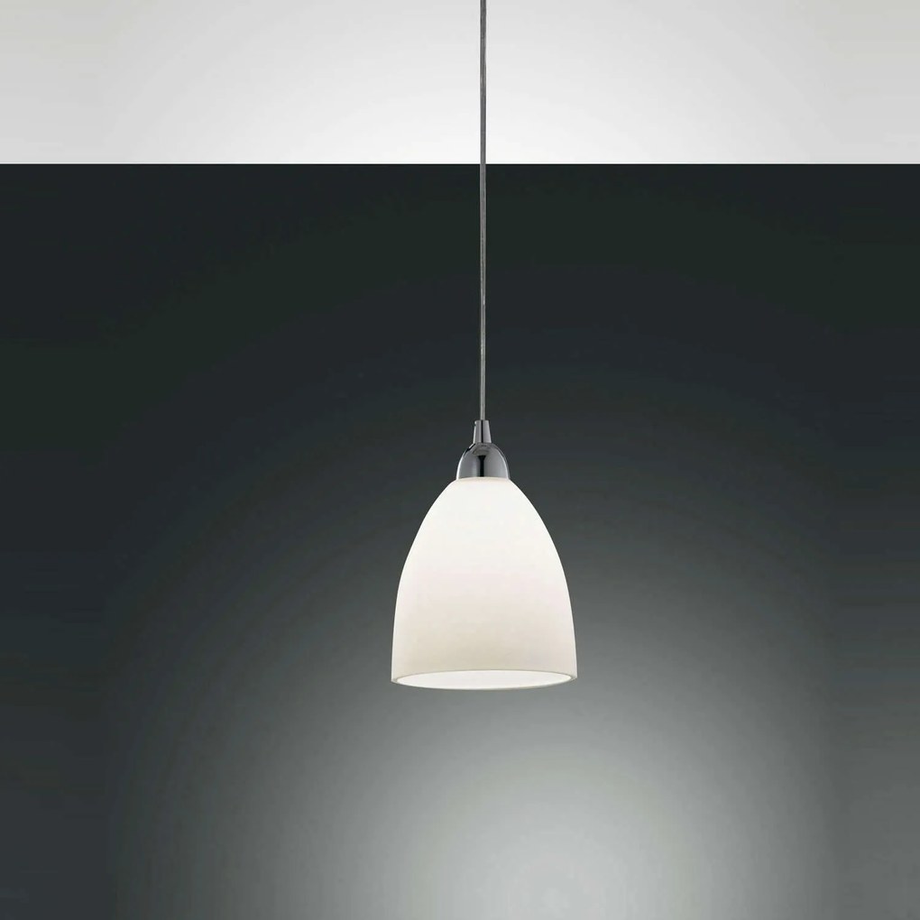 Φωτιστικό Οροφής Provenza 2907-44-102 White Fabas Luce Μέταλλο,Γυαλί