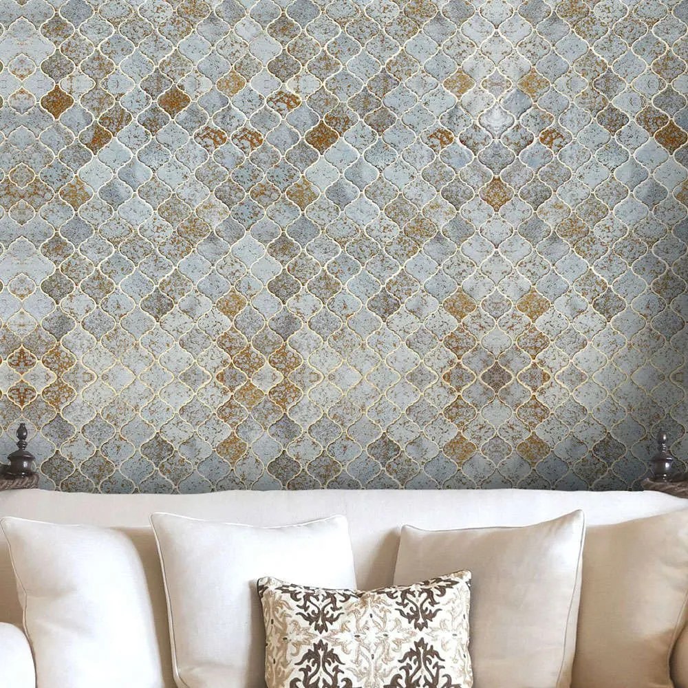 Ταπετσαρία Morocco Tiles WP20262 Brown-Taupe-Grey MindTheGap 52x300cm