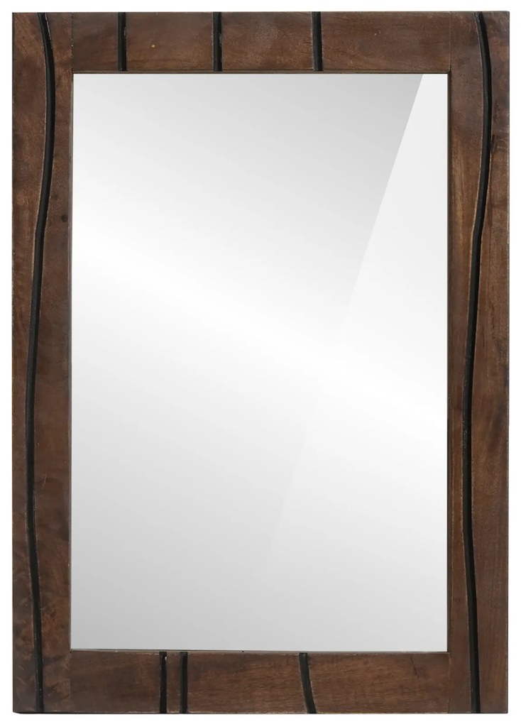 vidaXL Καθρέφτης , 50x70x3 εκ., από μασίφ ξύλο μάνγκο.