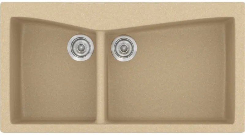 Νεροχύτης Sanitec 326-Granite Cappucino