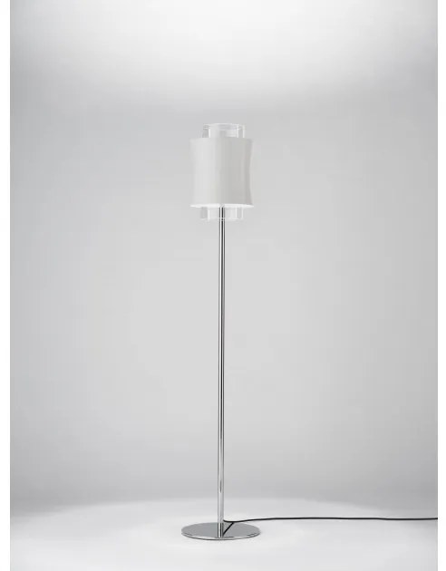 Επιδαπέδιο Φωτιστικό 1xE27 Κρύσταλλο Dimmer 140cm Fez F1 Prandina-1D04300110101-Λευκό 1D04300110101