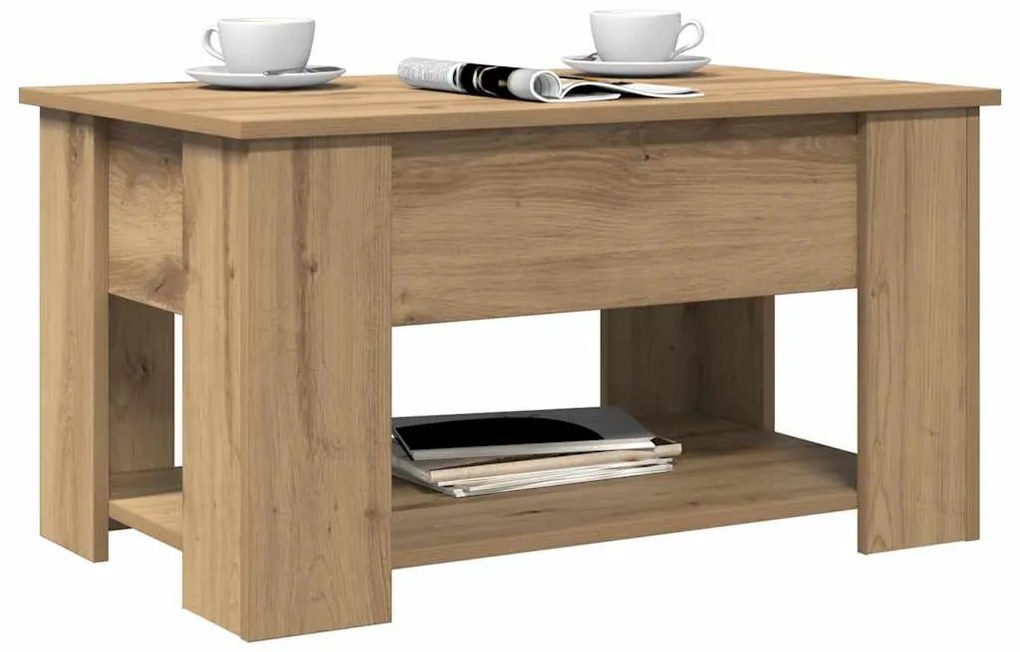 vidaXL Τραπεζάκι σαλονιού Artisan Oak 79x49x41 cm Κατασκευασμένο ξύλο