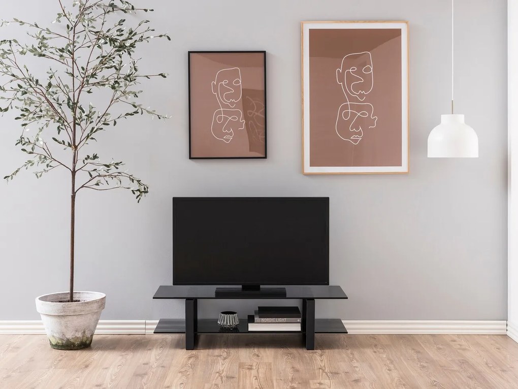 Τραπέζι Tv Oakland 344, Μαύρο, 120x32x45cm