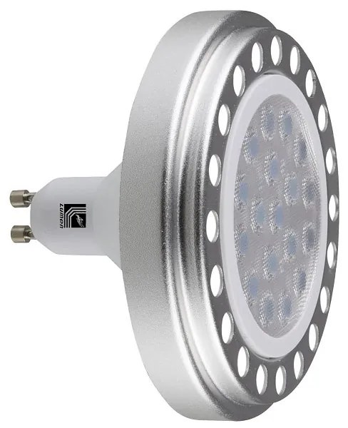 Adeleq Led Λάμπα Αλουμινίου Ar111 Gu10 15W 230Vac 24° 3000Κ Θερμό 13-1110241500