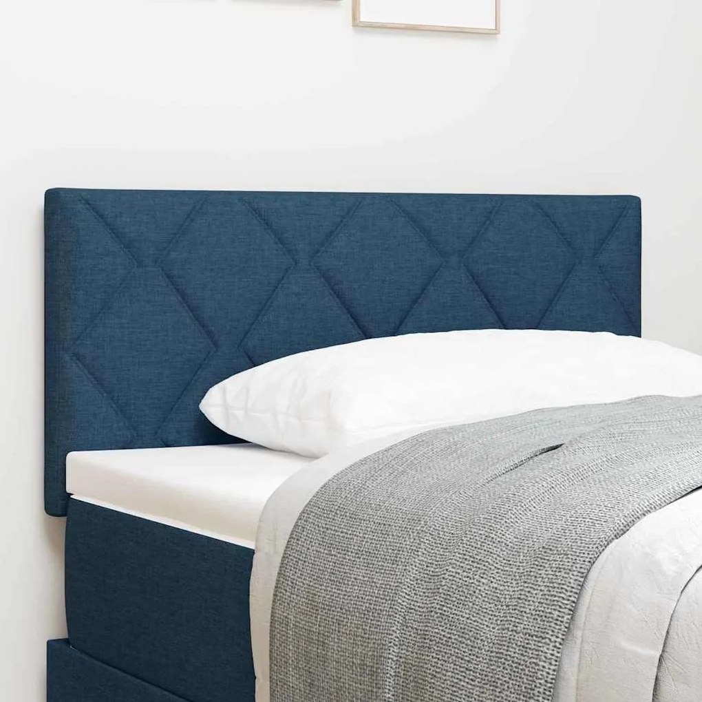 vidaXL Υφασμάτινο Κεφαλάρι Geometric με κεφαλάρι Μπλε 100 cm ύφασμα