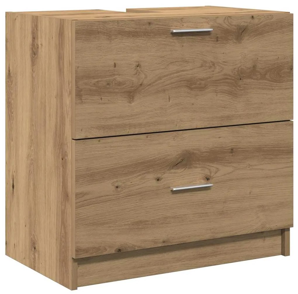 vidaXL Ντουλάπι Νεροχύτη με συρτάρι Artisan Oak 59 x 37 x 59 cm
