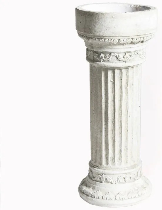 Supergreens Ανθοστήλη Τσιμεντένια Μπεζ 35x35x86 εκ