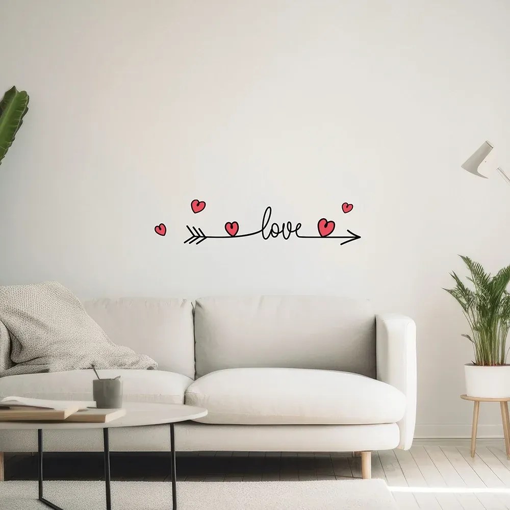 Love αυτοκόλλητα τοίχου βινυλίου S (62054) Ango