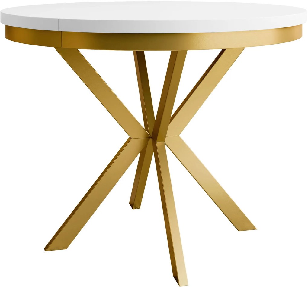 Τραπέζι Edder III 100 επεκτεινόμενο-Λευκό