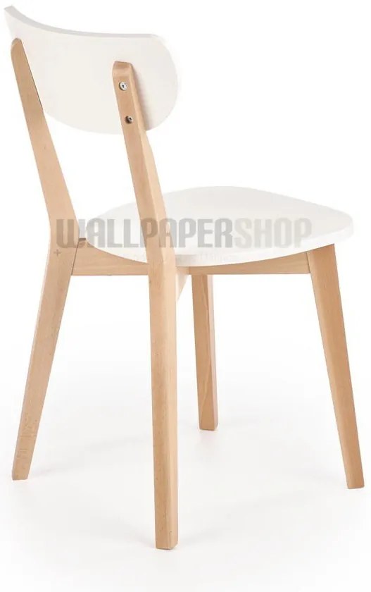 Καρέκλα Λευκή Ξύλινη 45x50x81