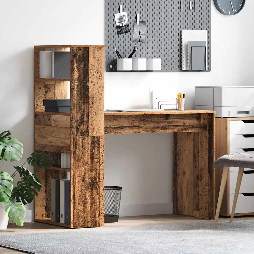 vidaXL Γραφείο Παλαιό ξύλο 113 x 54 x 120 εκ. Επεξεργασμένο ξύλο