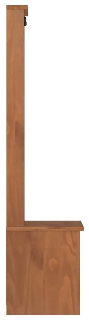 vidaXL Δέντρο χωλ "SANDNES" 45x40x159,5 εκ.Πεύκο μασίφ ξύλο