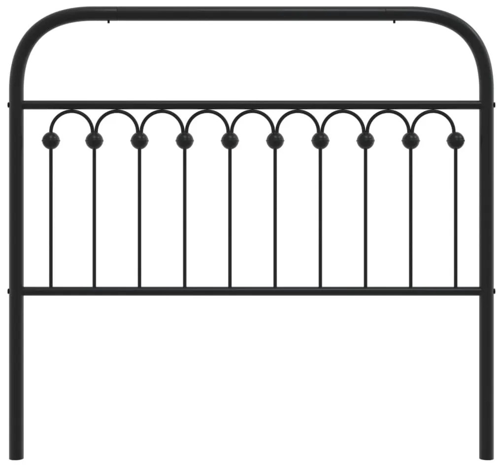 vidaXL Κεφαλάρι Μαύρο 107 εκ. Μεταλλικό