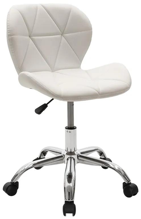 Καρέκλα γραφείου εργασίας Frea II pakoworld PU λευκό Model: 127-000028