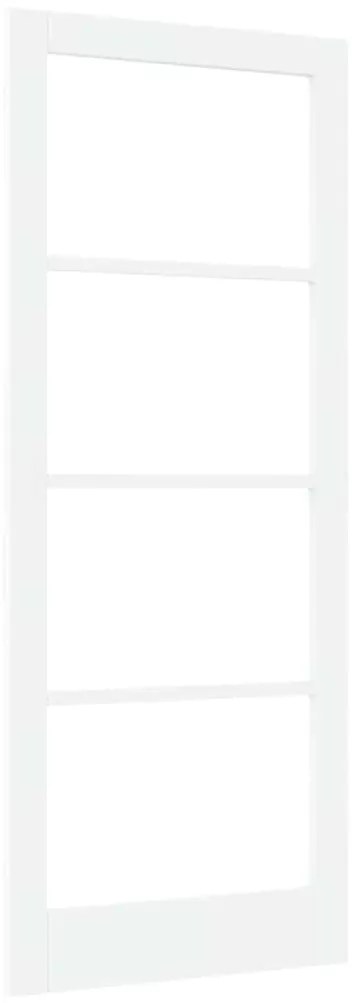 vidaXL Εσωτερική Πόρτα με Γυαλί Λευκό 86 x 211 cm
