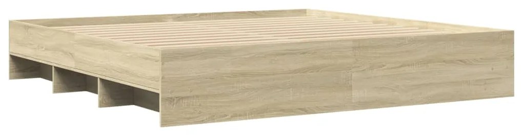 vidaXL Πλαίσιο κρεβατιού χωρίς στρώμα 180x200 εκ. Επεξεργασμένο Ξύλο