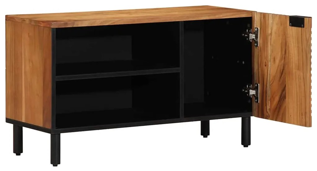 vidaXL Ντουλάπα Τηλεόρασης Καφέ 80 x 31.5 x 46 cm Μασίφ ξύλο ακακίας