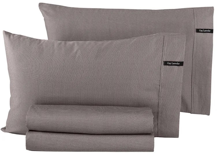 Σεντόνι King Size Με Λάστιχο (180x200+35) Guy Laroche Minimal Μπεζ