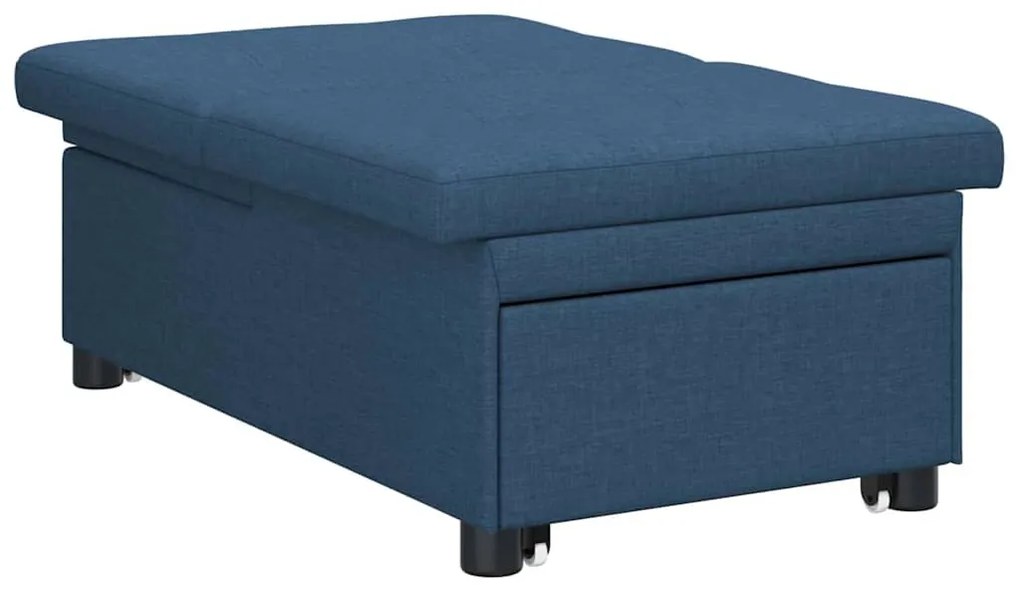 vidaXL Κρεβάτι καναπές Μπλε 194 x 67 x 37 εκ ύφασμα