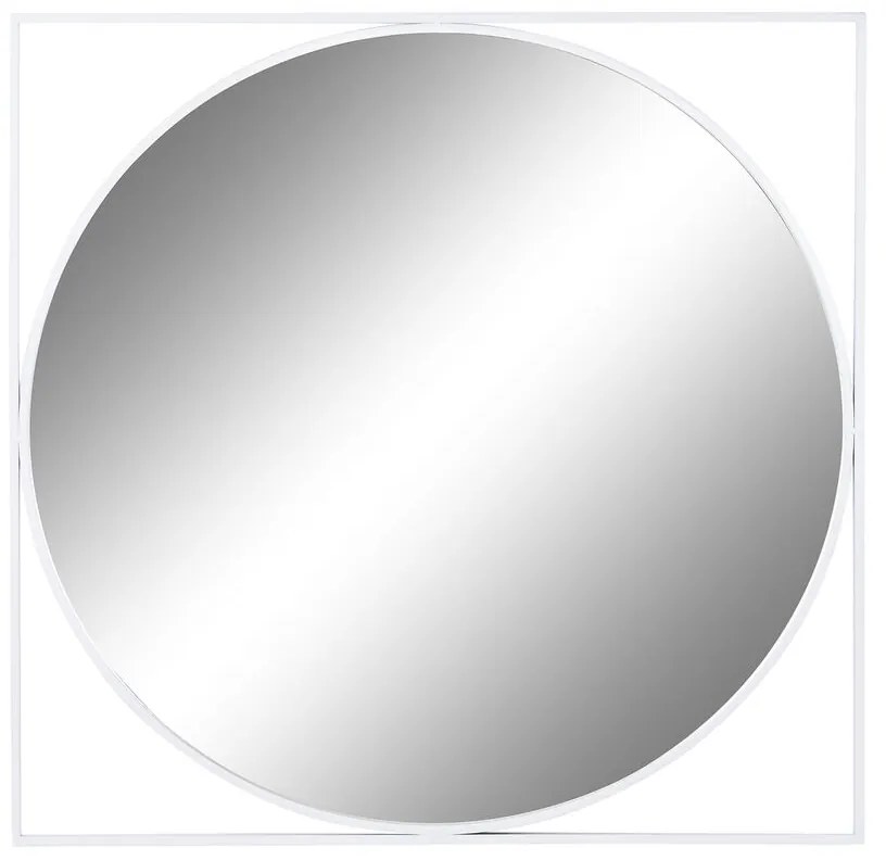 Τοίχο καθρέφτη DKD Home Decor Λευκό 85,5 x 3 x 85,5 cm (3 Τεμάχια) (3 Μονάδες)