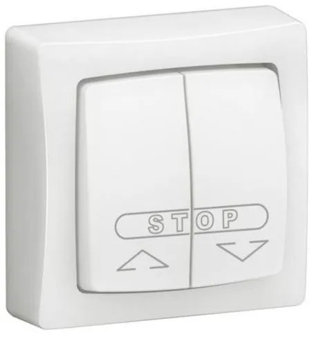 Μπουτόν Ρολών Διπλό Λευκό Oteo 086010L Legrand-086010L-Λευκό 086010L
