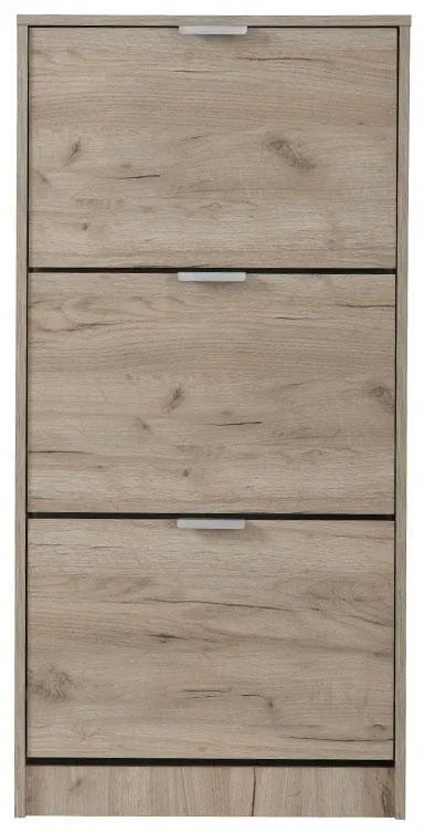 Παπουτσοθήκη Hugo 23 Γκρί Δρύς 67x28x119 εκ. 67x28x119 εκ.