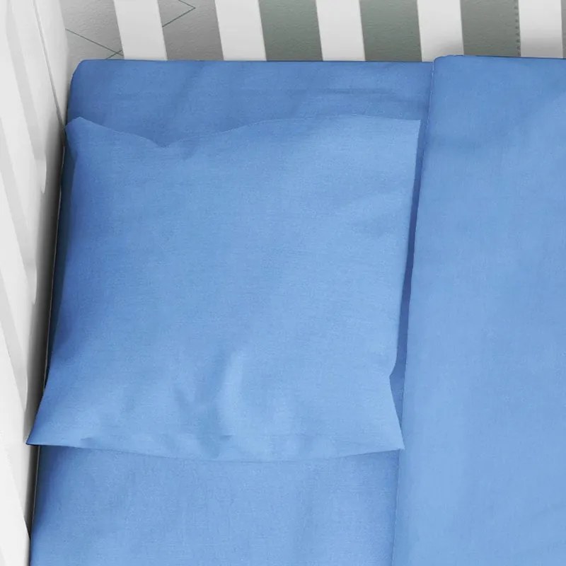 Βρεφική Μαξιλαροθήκη Dimcol Solid Sky Blue 498