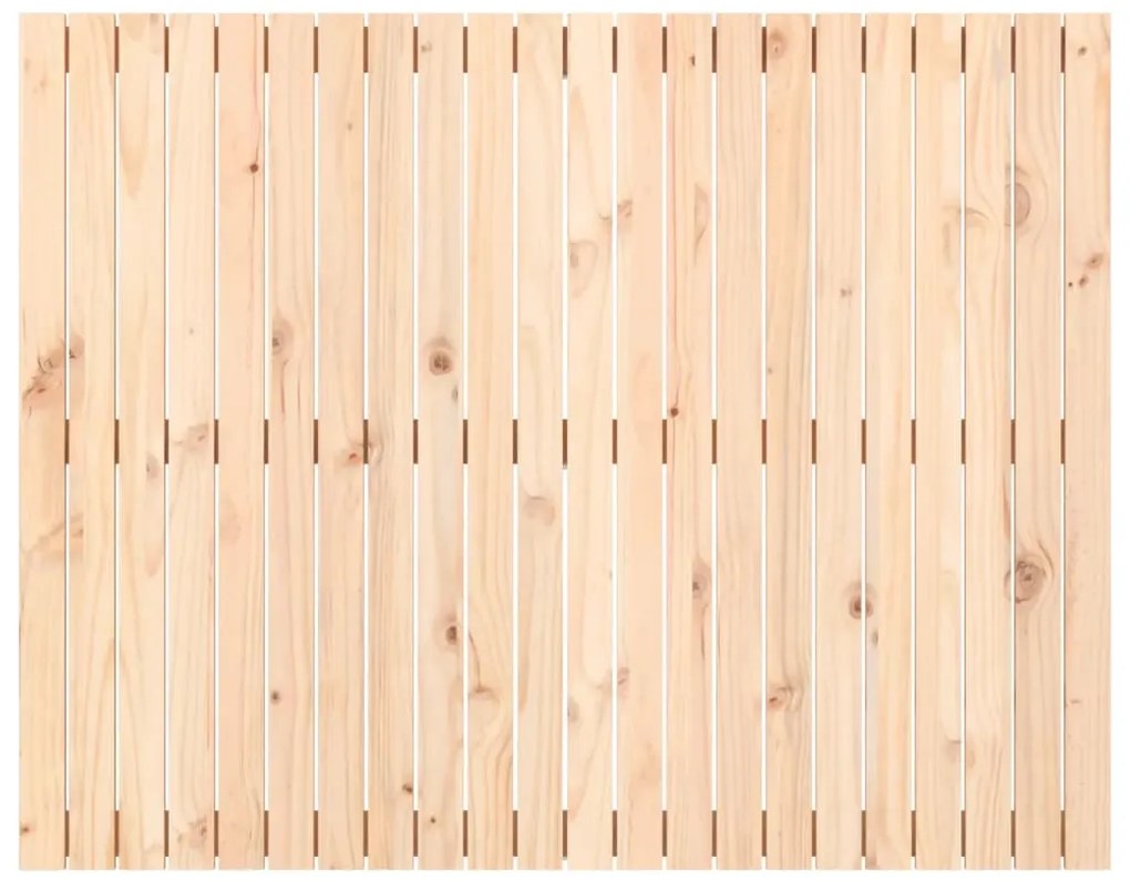 vidaXL Κεφαλάρι Τοίχου 140x3x110 εκ. από Μασίφ Ξύλο Πεύκου