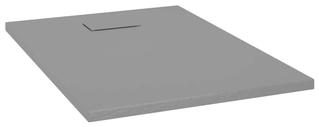 vidaXL Βάση Ντουζιέρας Γκρι 100 x 70 εκ. από SMC