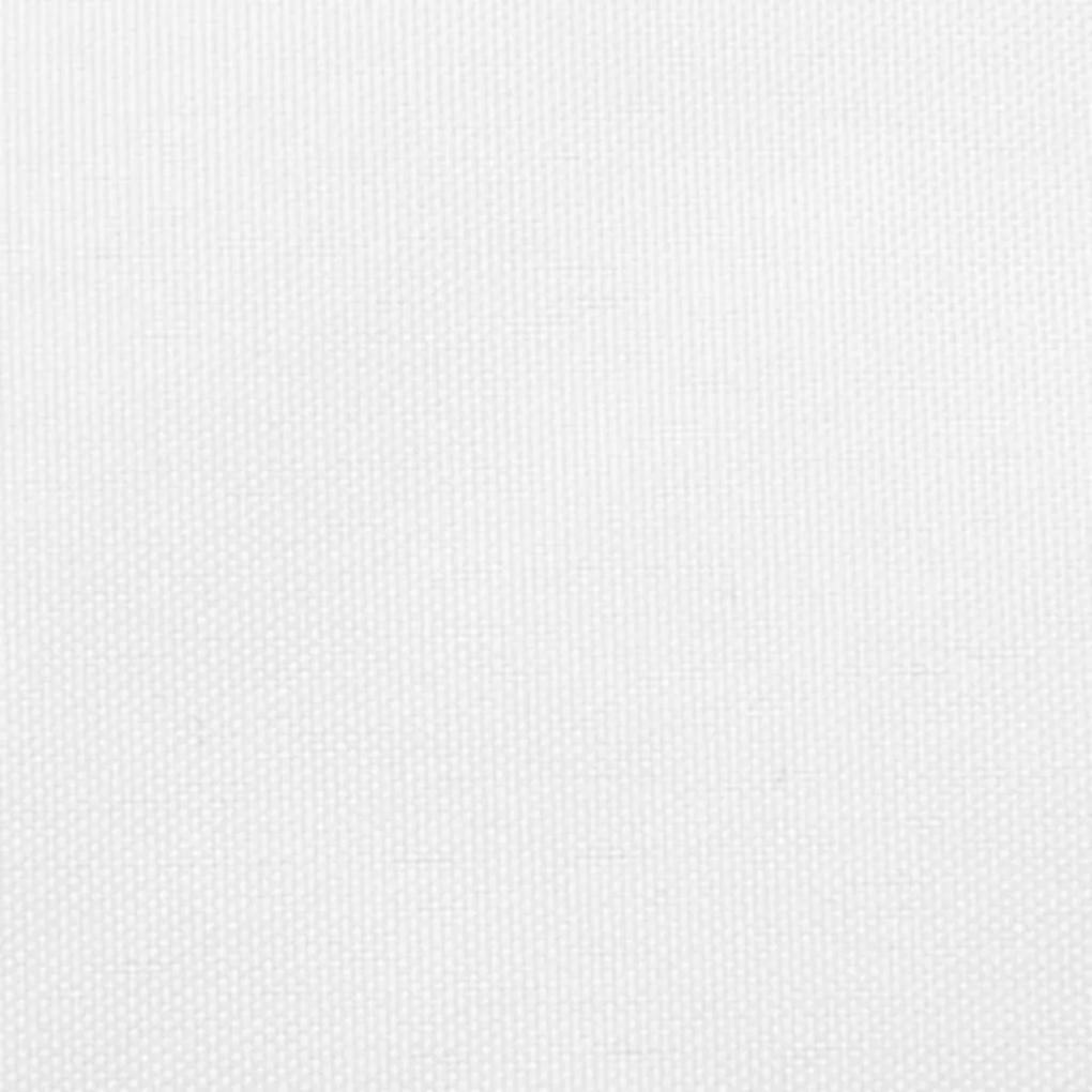 vidaXL Πανί Σκίασης Τετράγωνο Λευκό 5 x 5 μ. από Ύφασμα Oxford