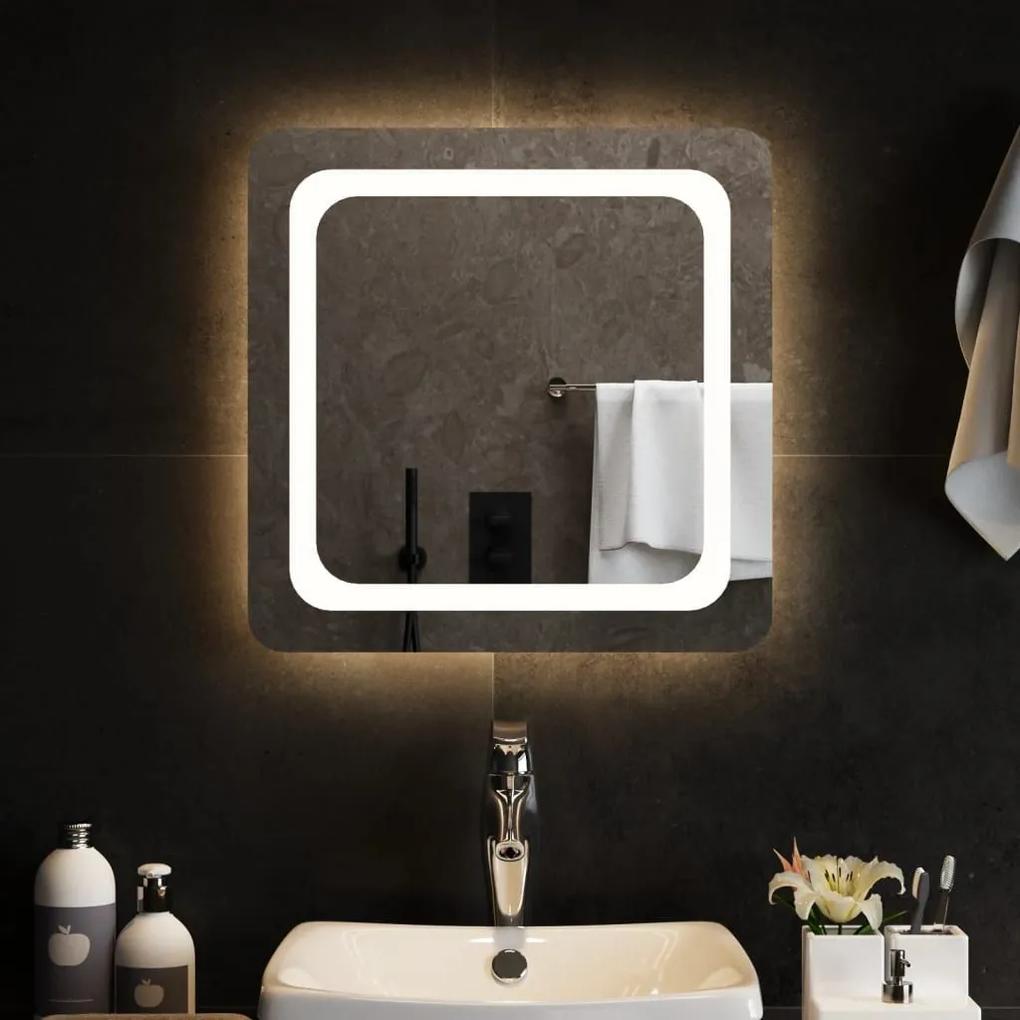 Καθρέφτης Μπάνιου με LED 50x50 εκ. - Διαφανές