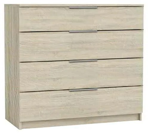 Συρταριέρα DRAWER 4-Σ 80x40x83cm Sonoma