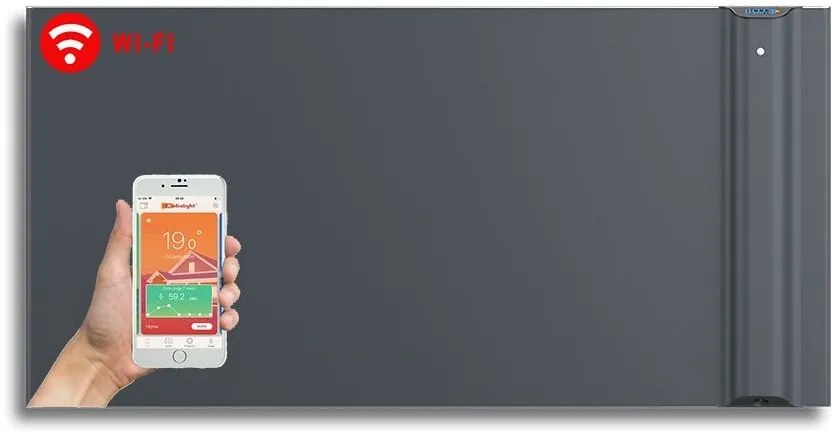 Radialight Klima WiFi 1500 Watt Ανθρακί - Ψηφιακός Θερμοπομπός Διπλής Λειτουργίας