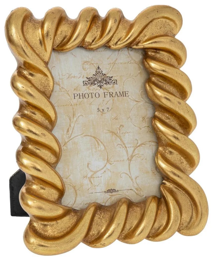 Κορνίζα Με Πλαίσιο 89737 20x3,5x25cm Gold Πολυρεσίνη