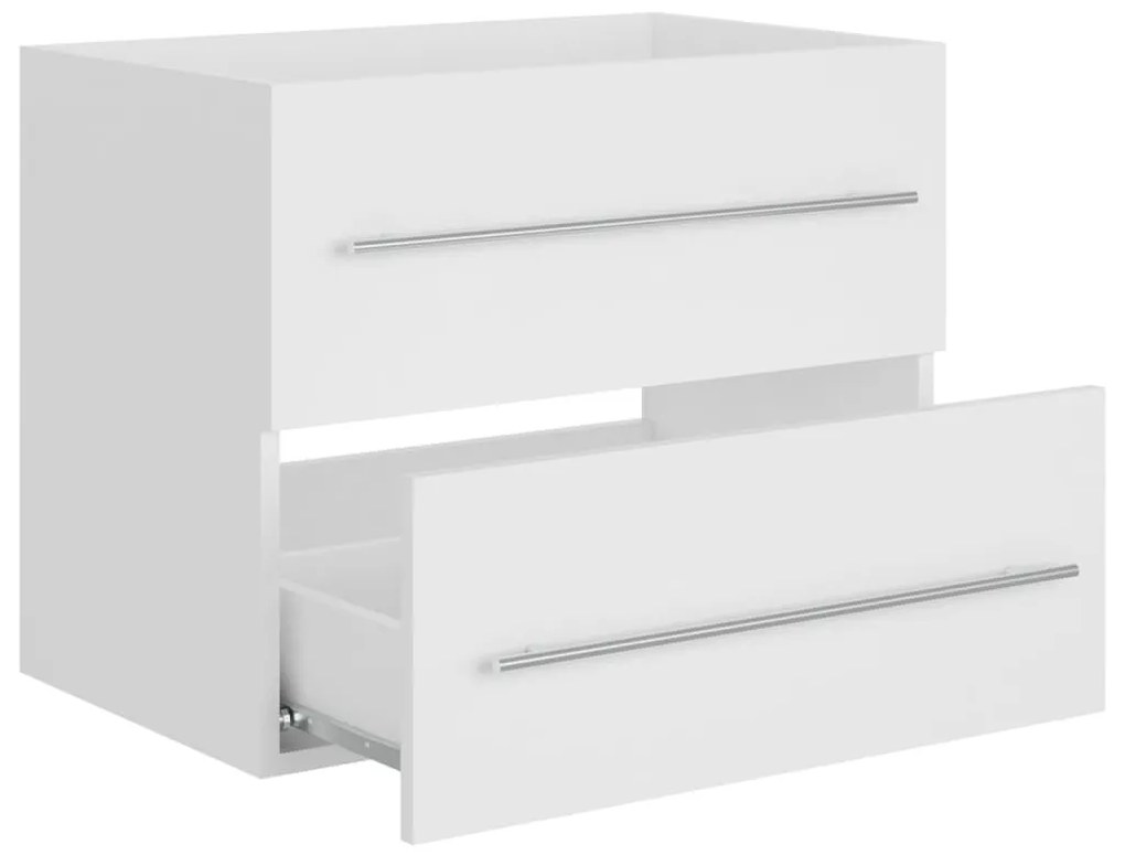 Ντουλάπι Νιπτήρα Λευκό 60 x 38,5 x 48 εκ. από Μοριοσανίδα - Λευκό