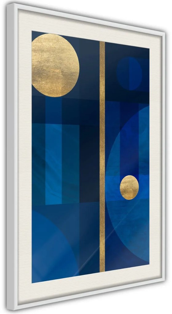 Αφίσα - Two Moons - 30x45 - Μαύρο - Με πασπαρτού