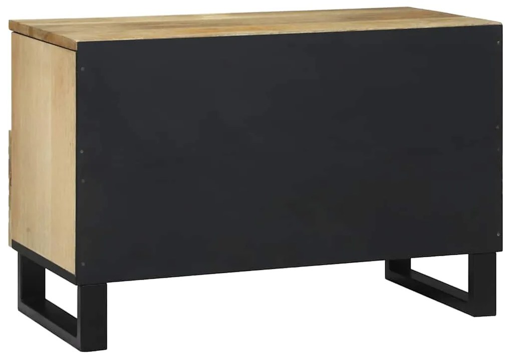 vidaXL Έπιπλο Τηλεόρασης Καφέ 70 x 33 x 46 εκ Μασίφ ξύλο μάνγκο