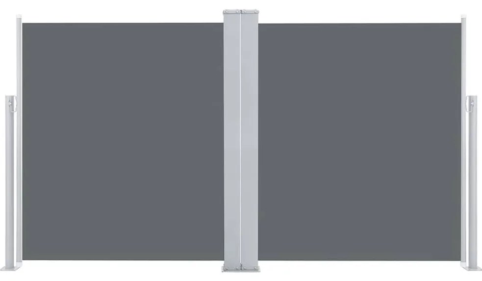 vidaXL Σκίαστρο Πλαϊνό Συρόμενο Ανθρακί 140 x 600 εκ.