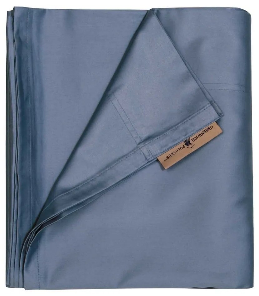 Σεντόνι 2253 Blue Greenwich Polo Club King Size 270x280cm 100% Cotton Satin