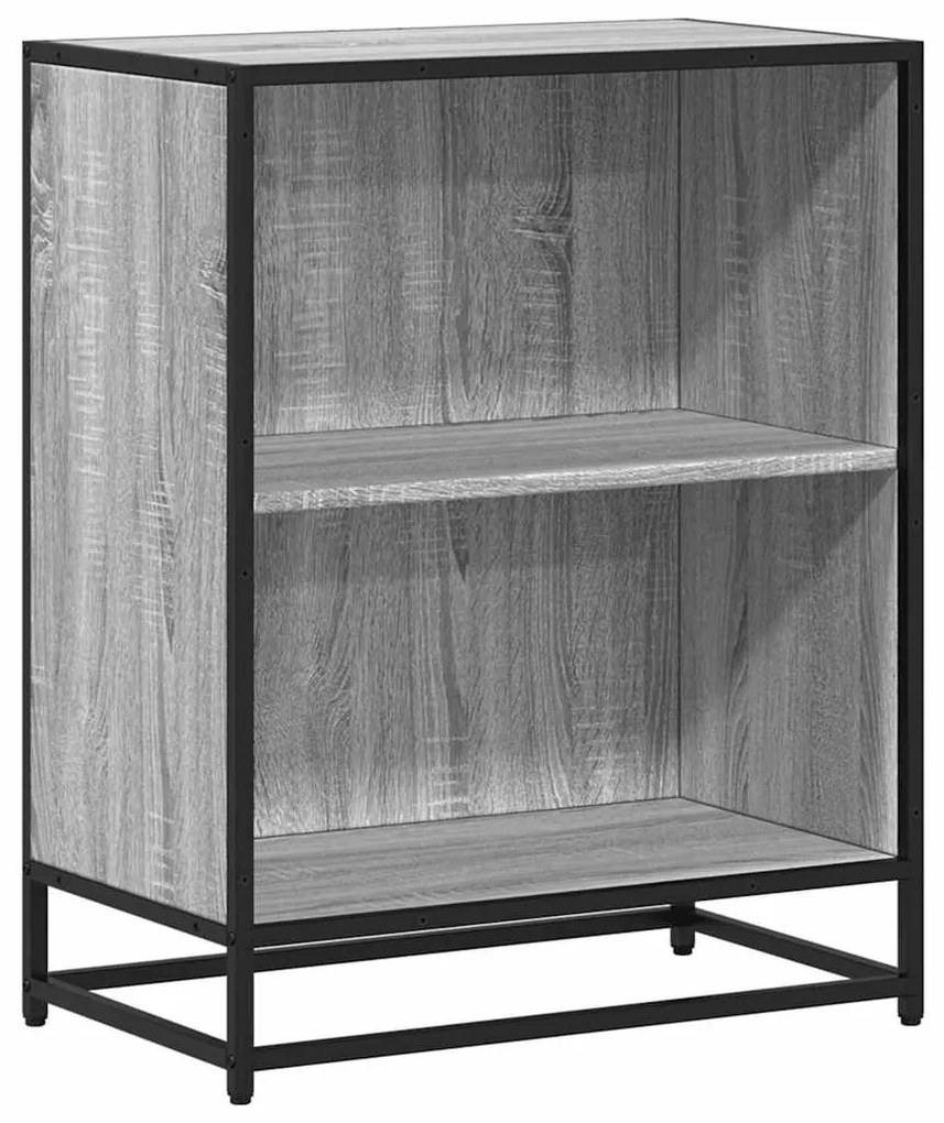 ντουλάπι βιβλίων vidaXL Γκρι Sonoma 60x35x76 cm Κατασκευασμένο ξύλο
