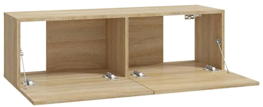 vidaXL Έπιπλα Τηλεόρασης 4 τεμ. Sonoma Δρυς 100 x 30 x 30εκ.