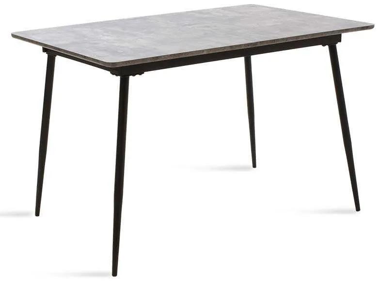 Τραπέζι Shazam Επεκτεινόμενο  096-000002 120-160x80x76cm Grey Cement Mdf,Μέταλλο