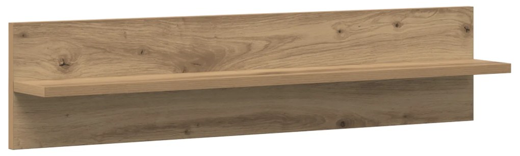 vidaXL Ράφια Τοίχου με ράφι 2 pcs artisan δρυς 80 x 11.5 x 18 εκ
