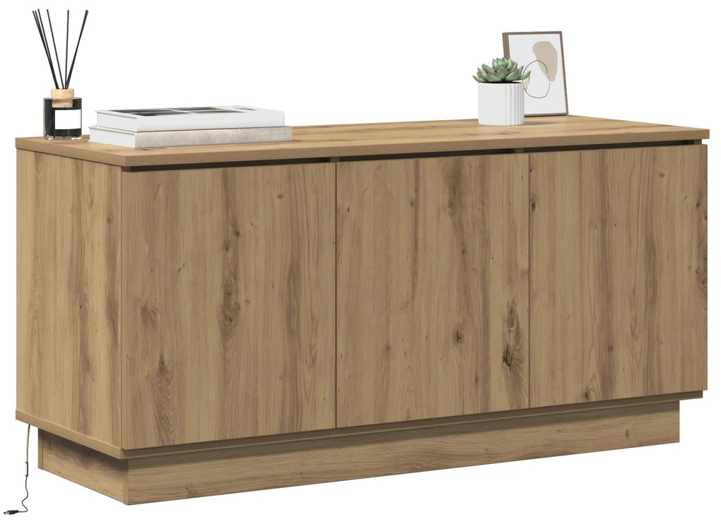 vidaXL Βάση Τηλεόρασης Δρυς 100x38x49 εκ. Επεξεργασμένο Ξύλο